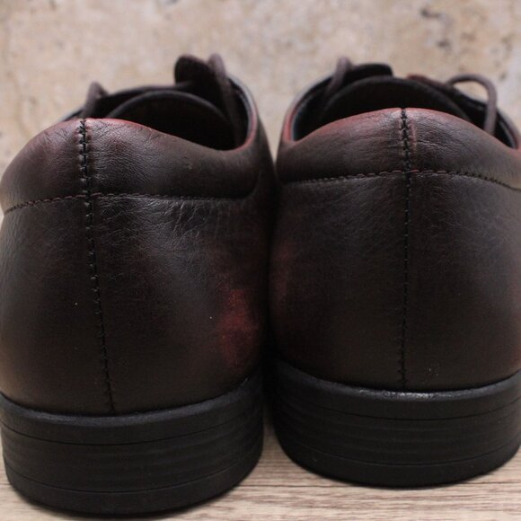 Studio Belvedere Oxford Shoes Mens Dark Brown Low Top Lace Up SImone Size 11D - Picture 9 of 13